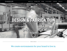Tablet Screenshot of chandlerinc.com